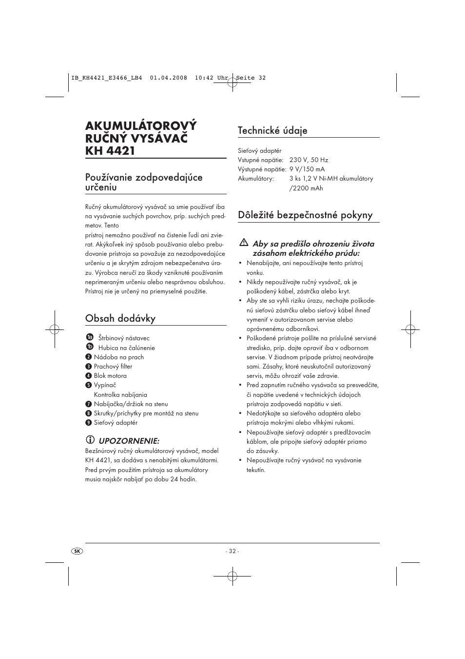 Kompernass KH 4421 User Manual | Page 34 / 50