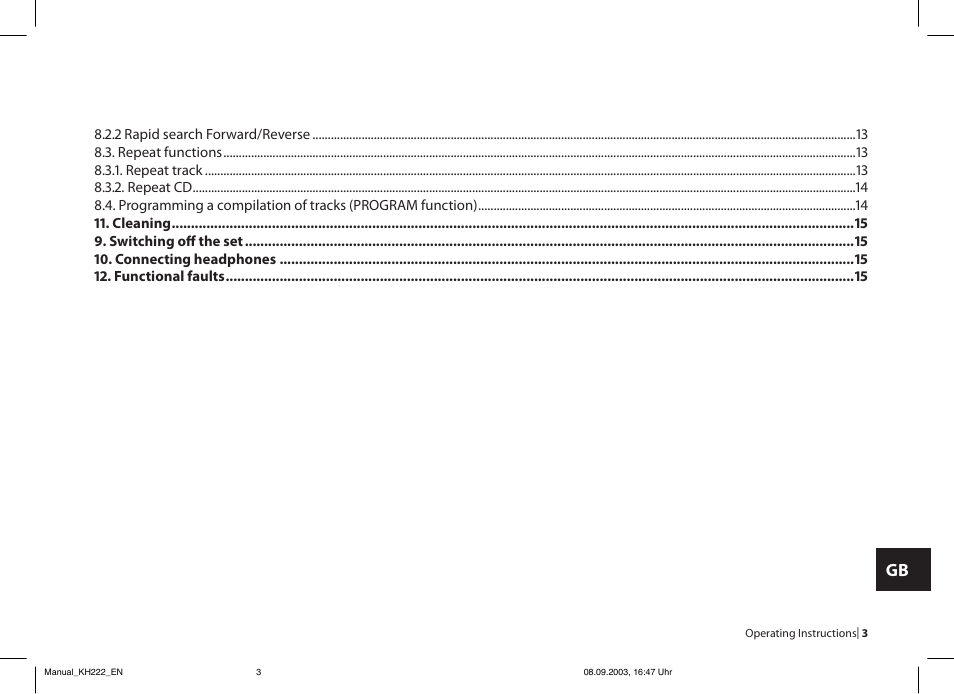 Kompernass KH 222 User Manual | Page 3 / 16