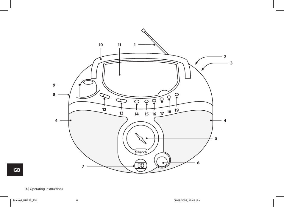 Kompernass KH 222 User Manual | Page 6 / 16