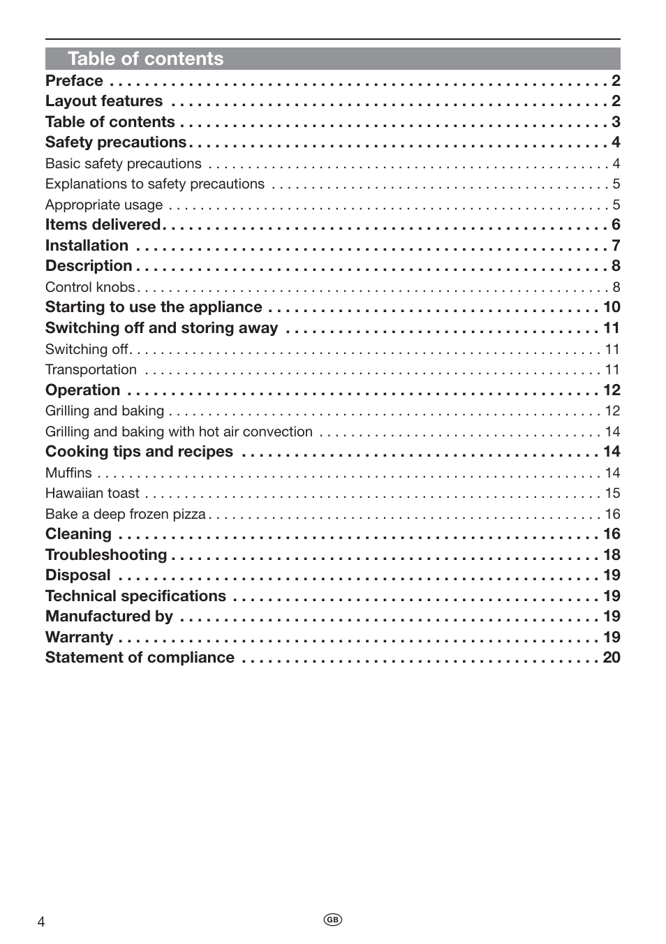 Kompernass KH 1138 User Manual | Page 3 / 16