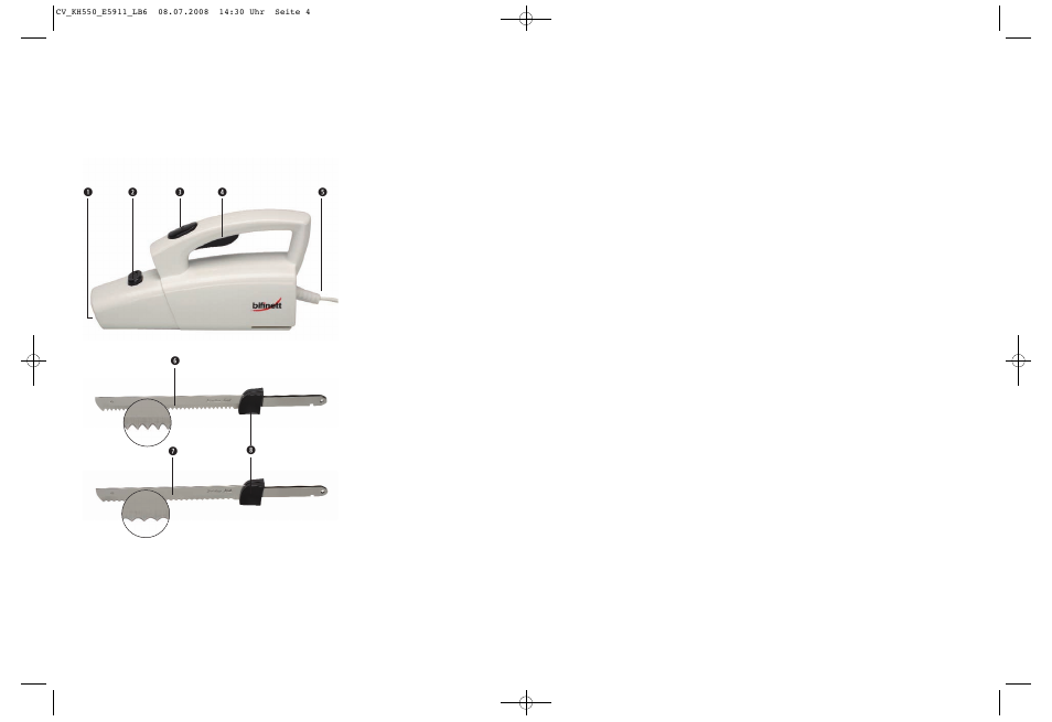Kompernass KH 550 User Manual | Page 2 / 9