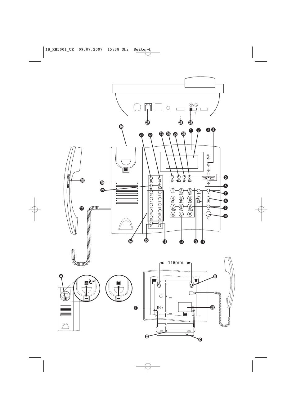 Kompernass bench KH5001 User Manual | Page 4 / 20