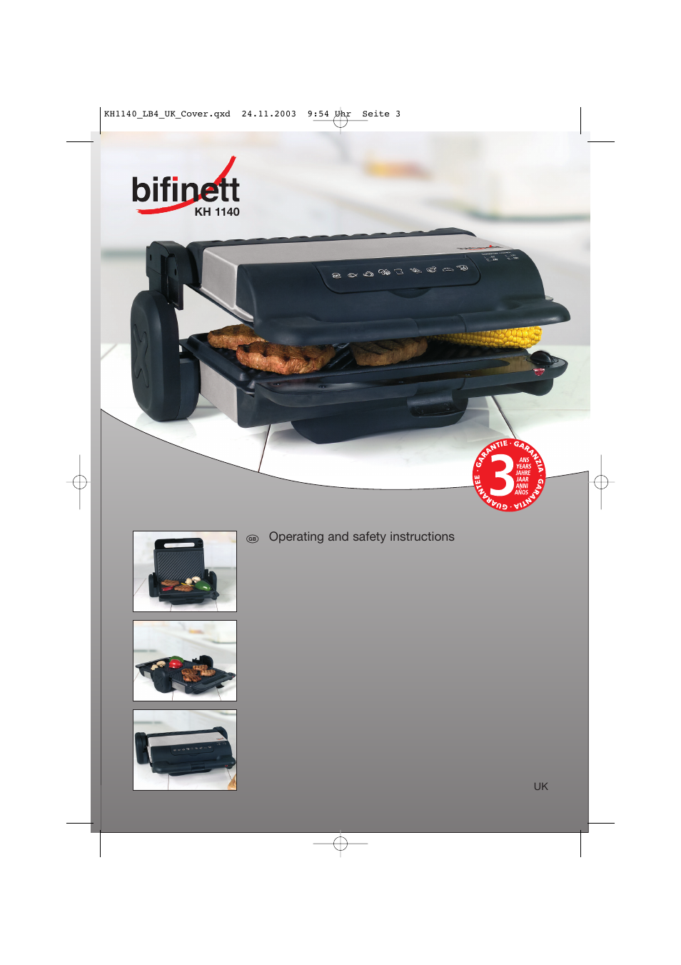 Kompernass KH 1140 User Manual | 9 pages