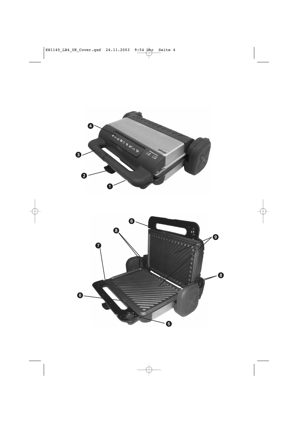 Kompernass KH 1140 User Manual | Page 2 / 9