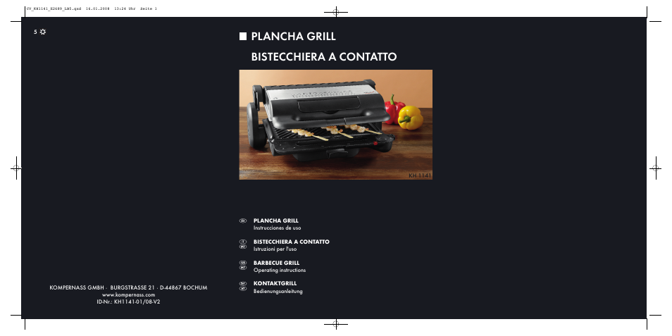 Kompernass KH 1141 User Manual | 34 pages