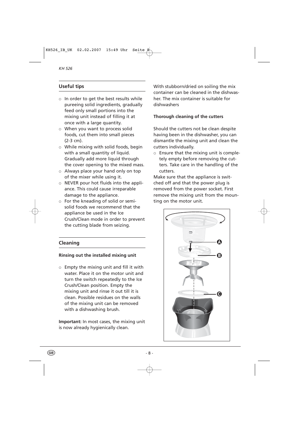 Kompernass KH526 User Manual | Page 10 / 11