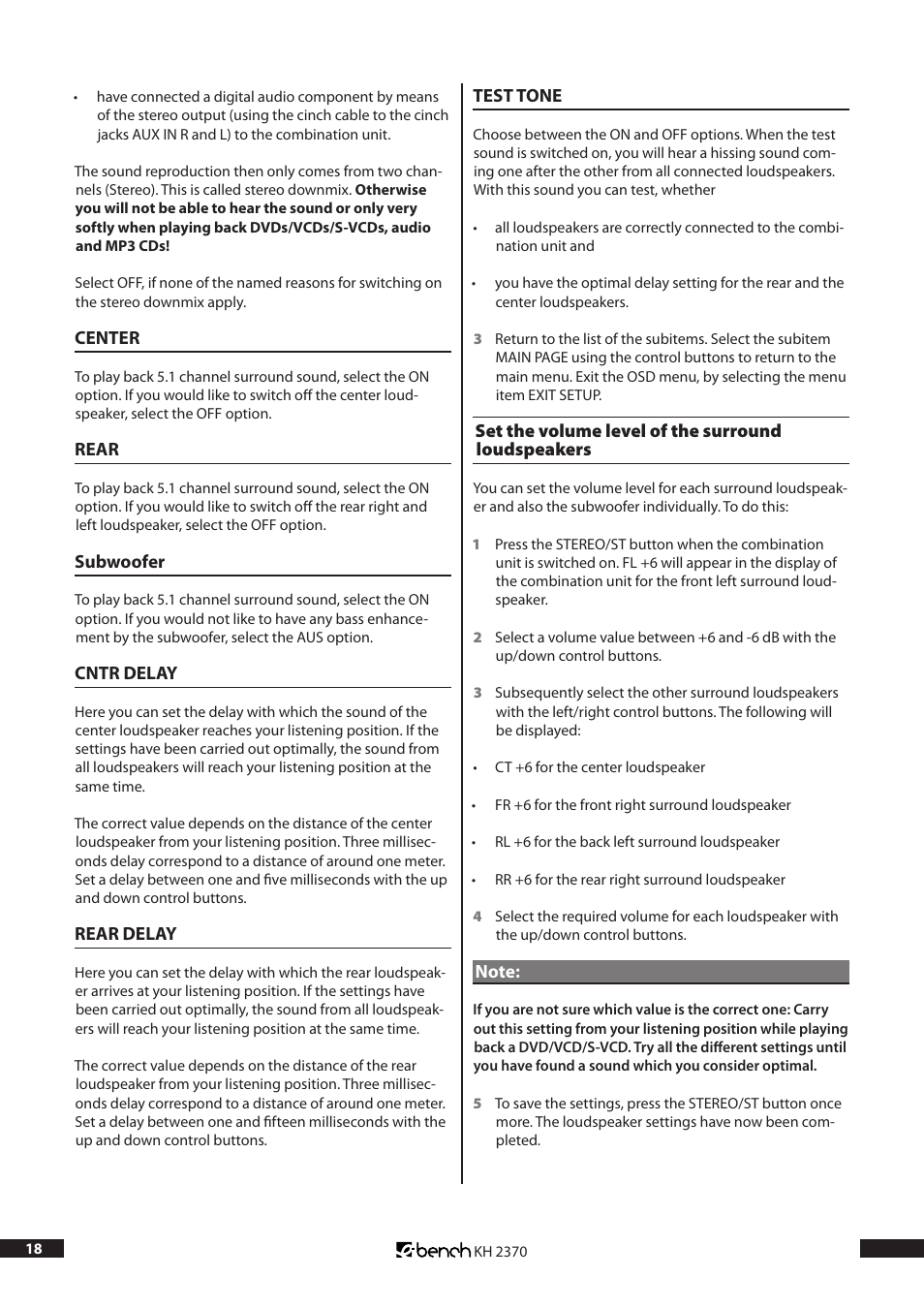 Kompernass KH 2370 User Manual | Page 18 / 38