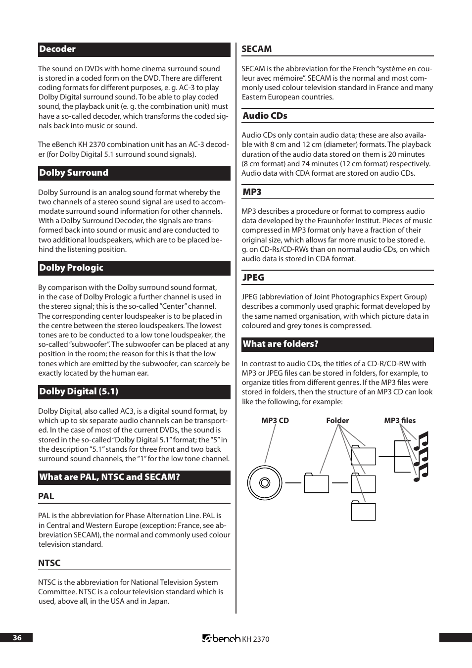 Kompernass KH 2370 User Manual | Page 36 / 38