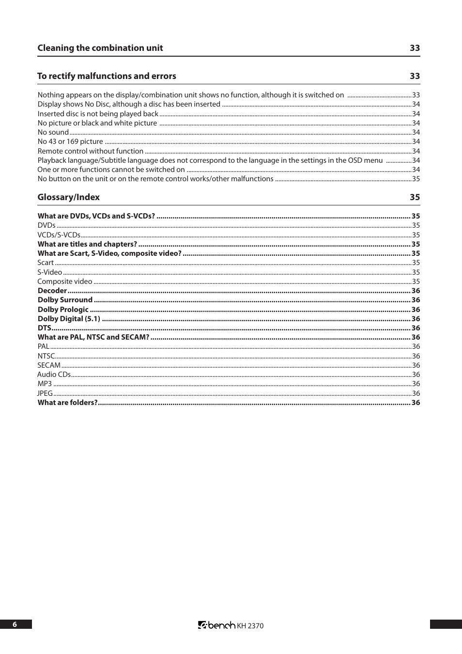 Kompernass KH 2370 User Manual | Page 6 / 38