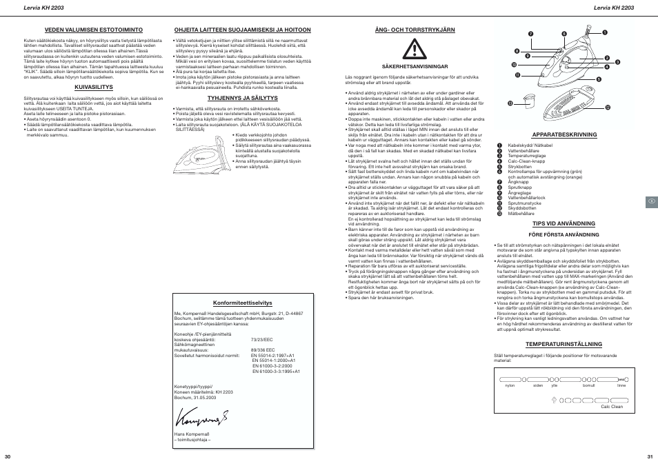 Kompernass Lervia KH 2203 User Manual | Page 16 / 21