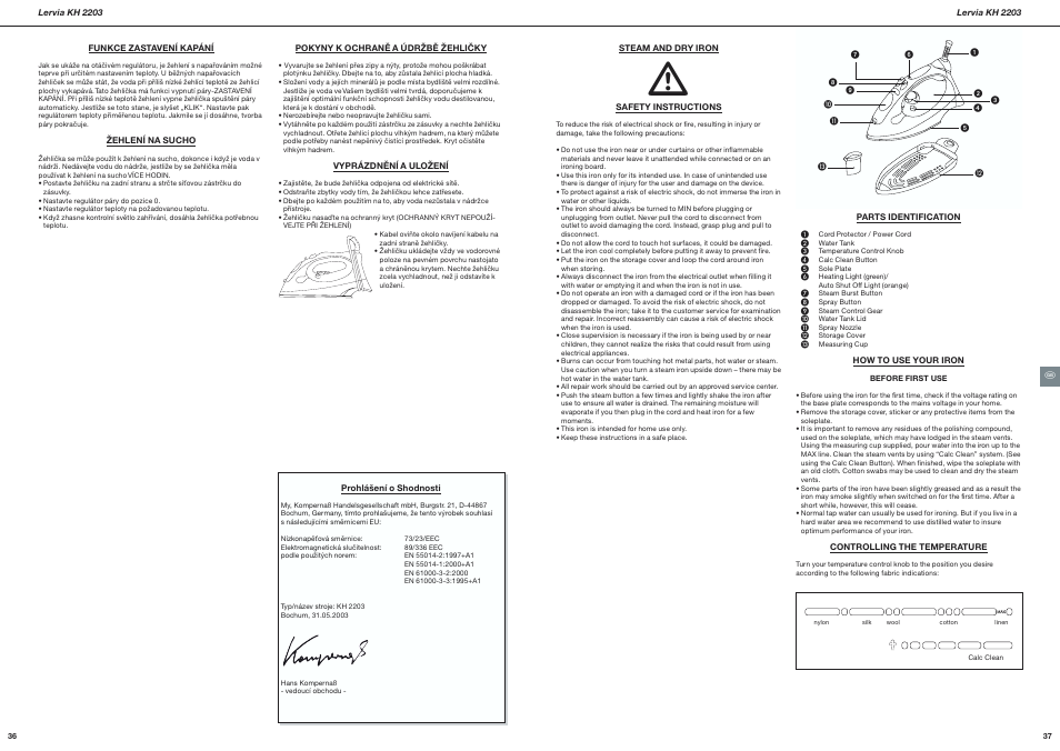Kompernass Lervia KH 2203 User Manual | Page 19 / 21