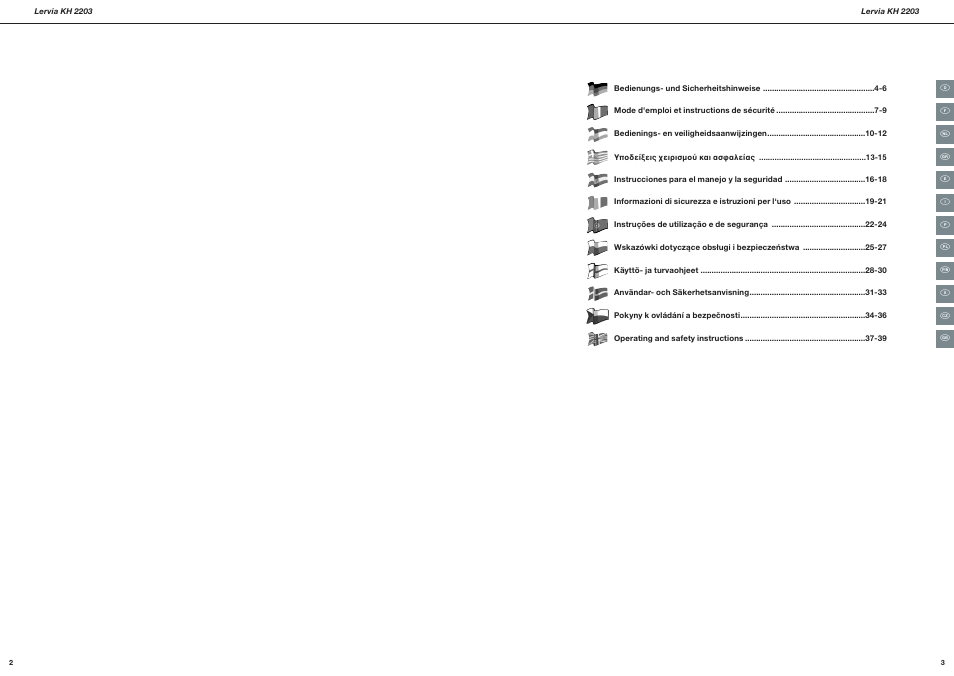 Kompernass Lervia KH 2203 User Manual | Page 2 / 21