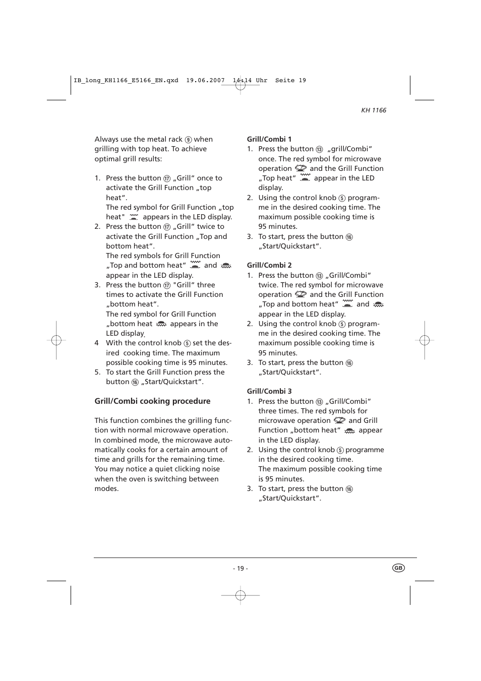 Kompernass Bifinett KH1166 User Manual | Page 21 / 39