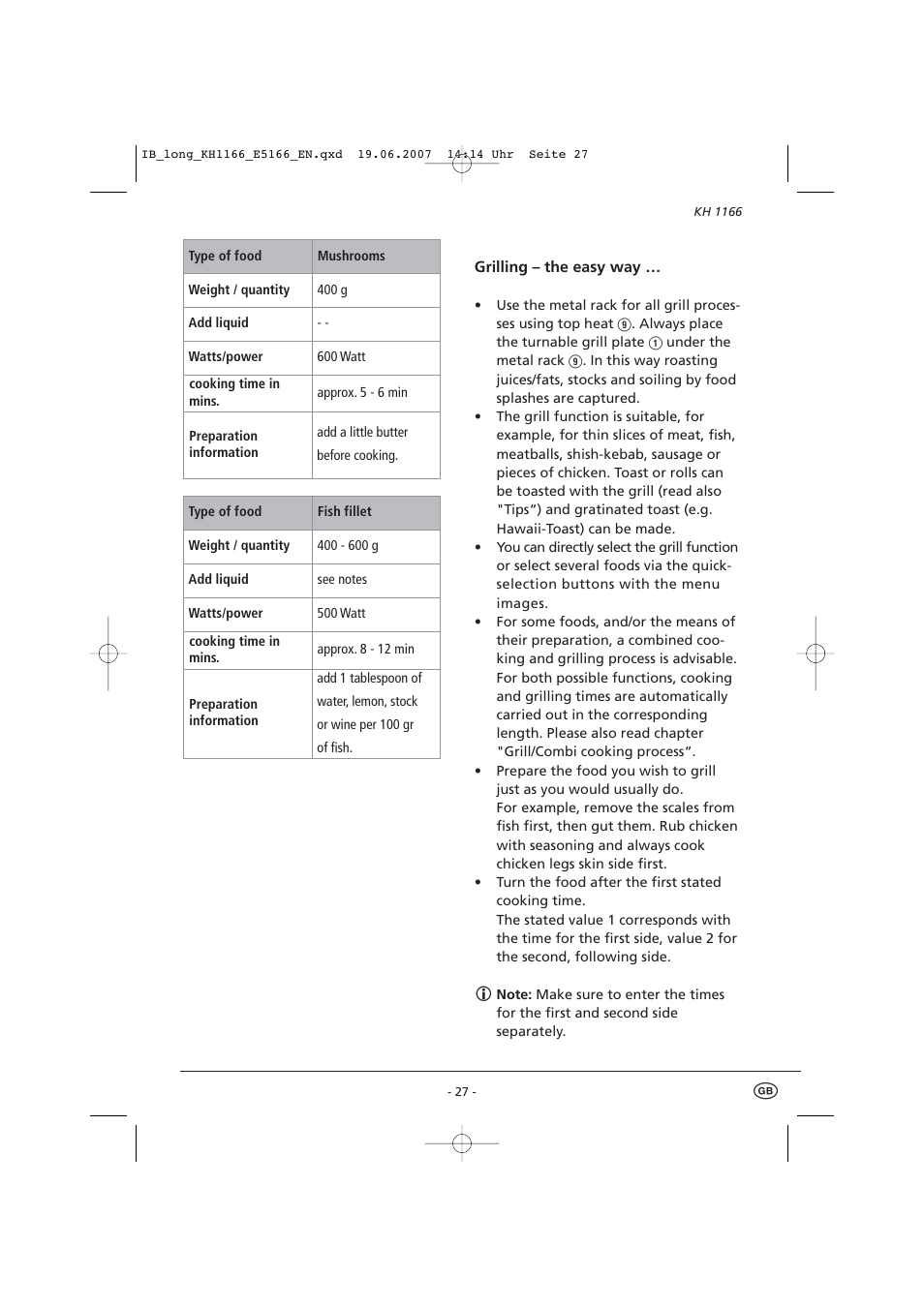 Kompernass Bifinett KH1166 User Manual | Page 29 / 39