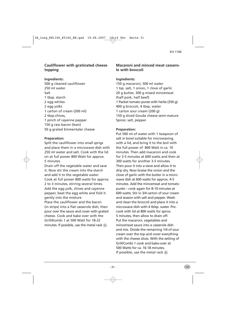 Kompernass Bifinett KH1166 User Manual | Page 33 / 39