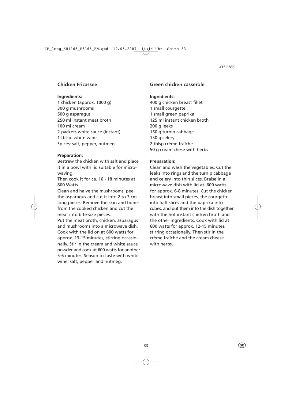 Kompernass Bifinett KH1166 User Manual | Page 35 / 39