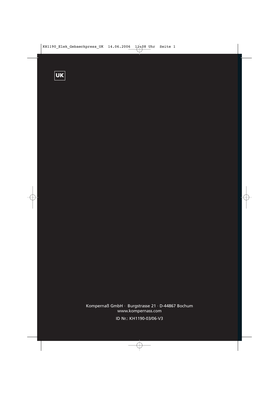 Kompernass KH1190 User Manual | 12 pages