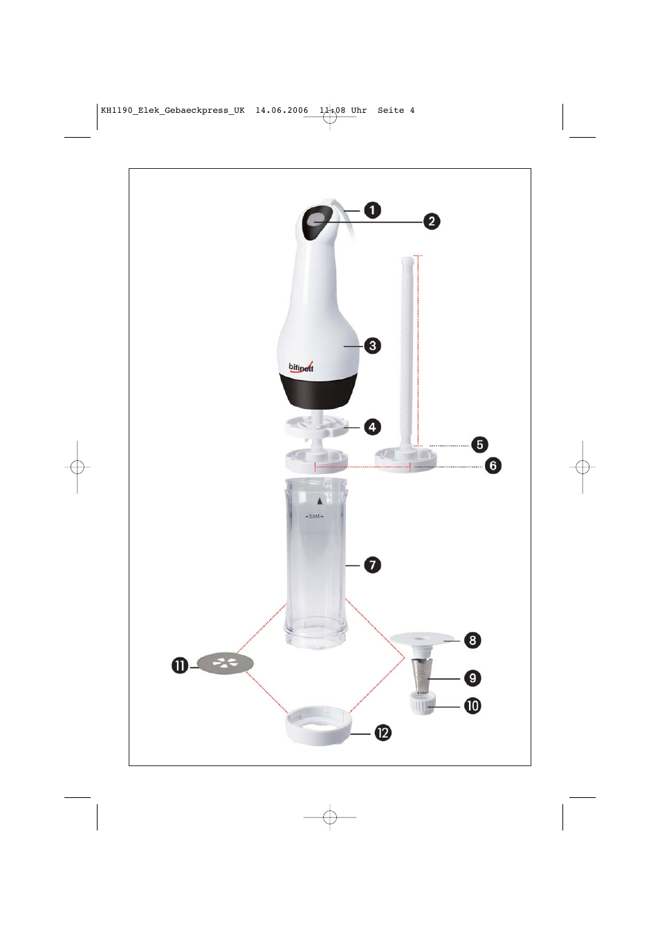 Kompernass KH1190 User Manual | Page 4 / 12