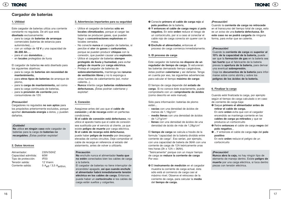 Cargador de baterías | Kompernass T5 User Manual | Page 9 / 20