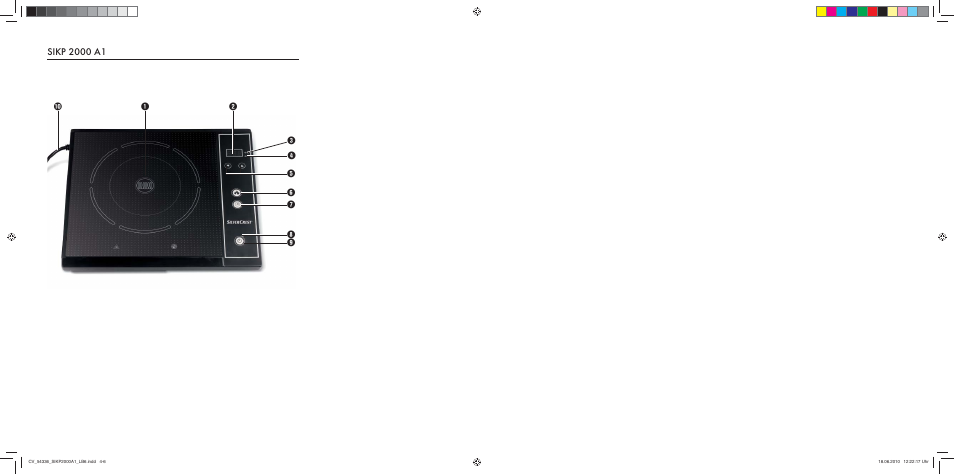 Kompernass SILVERCREST SIKP 2000 A1 User Manual | Page 2 / 8