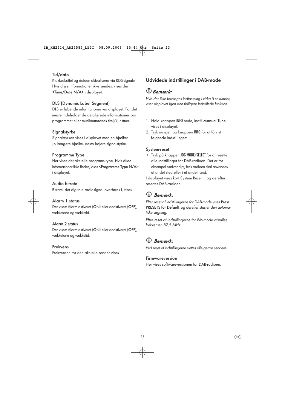 Kompernass KH 2314 User Manual | Page 25 / 29