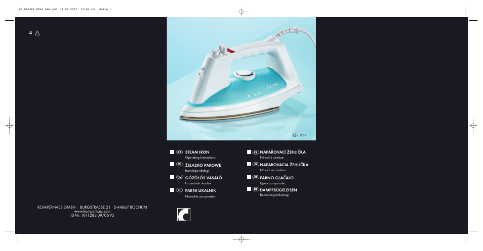 Kompernass KH 1282 User Manual | 76 pages