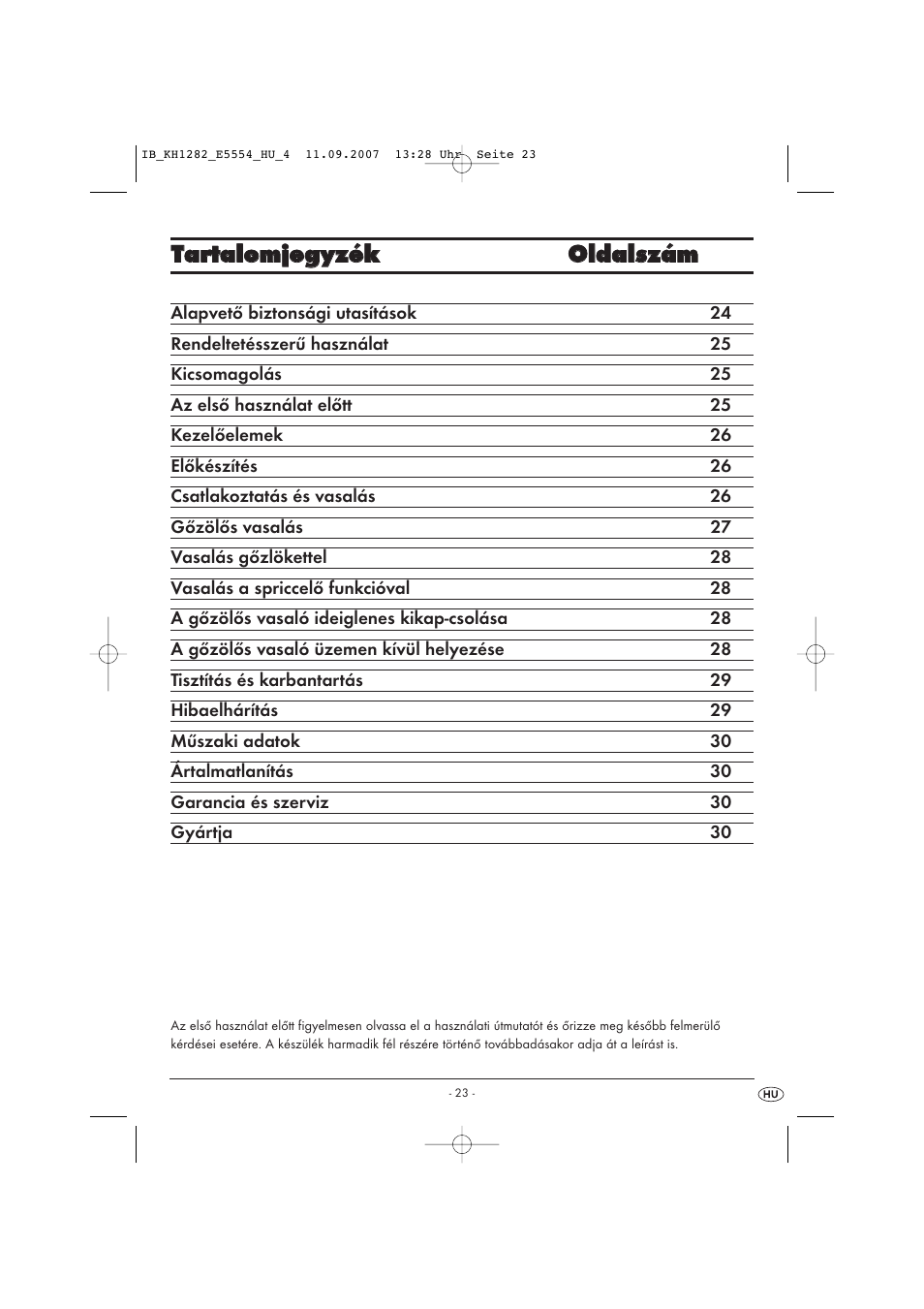 Kompernass KH 1282 User Manual | Page 23 / 76