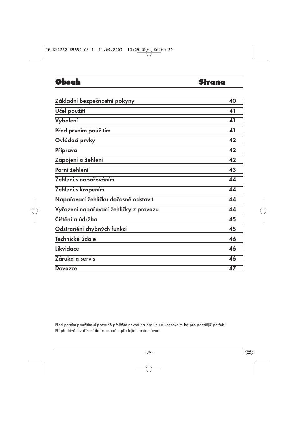 Oob bs sa ah h s sttrra an na a | Kompernass KH 1282 User Manual | Page 39 / 76