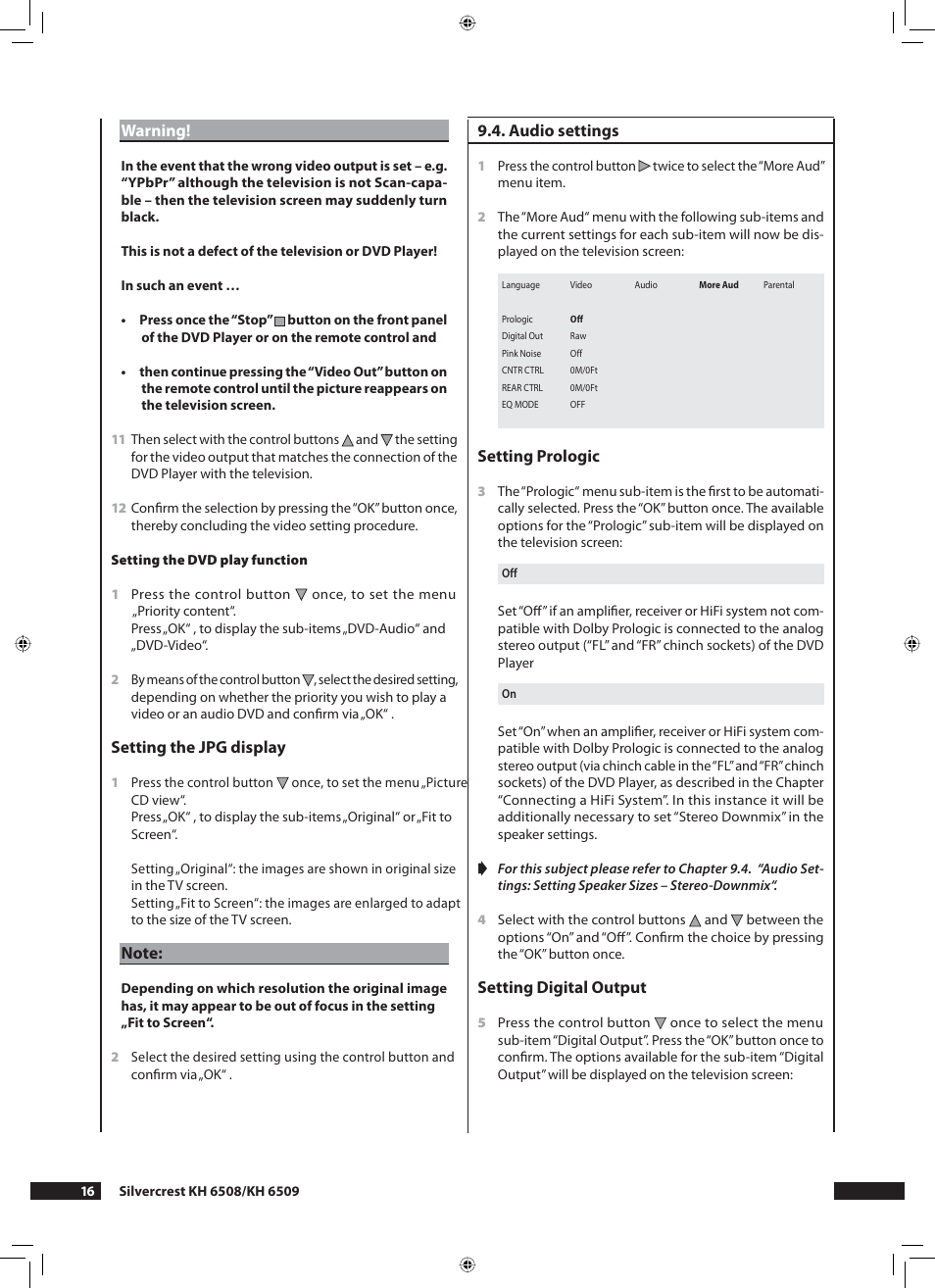 Kompernass KH 6508 User Manual | Page 18 / 66