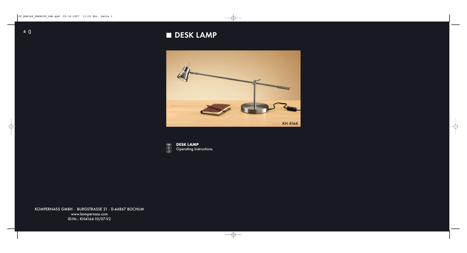 Kompernass KH 4164 User Manual | 8 pages