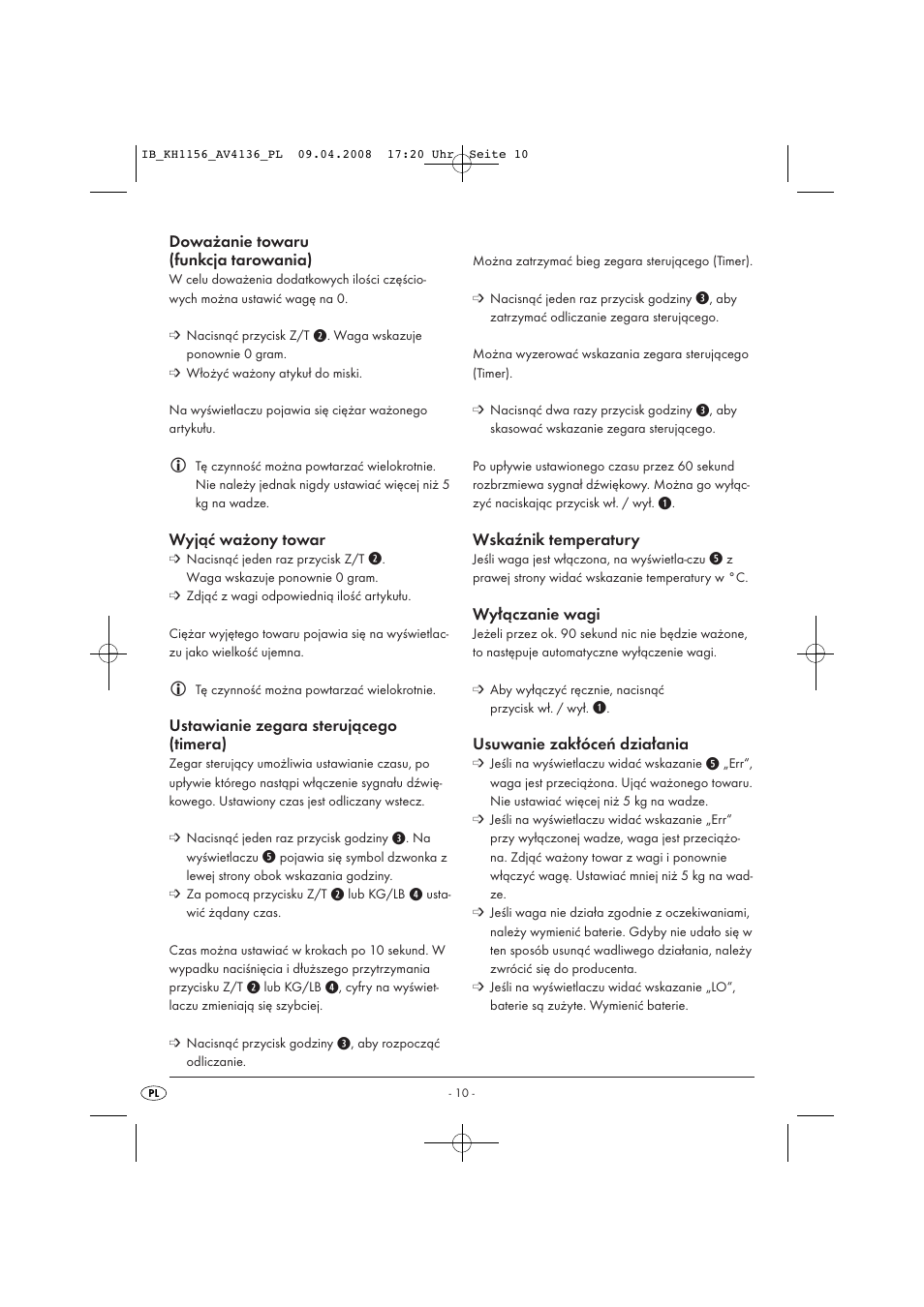 Kompernass KH 1156 User Manual | Page 12 / 52