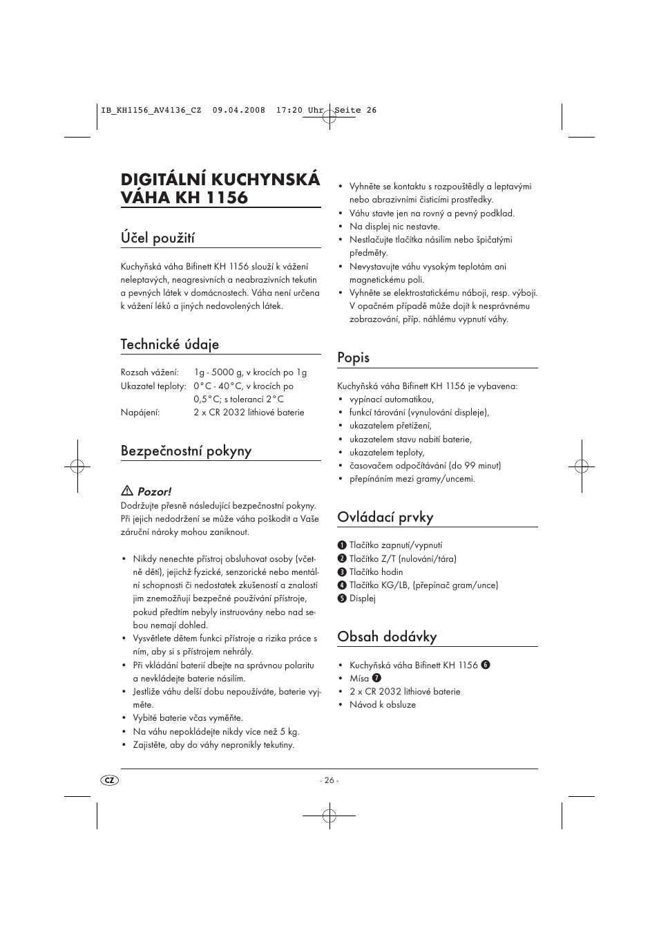 Kompernass KH 1156 User Manual | Page 28 / 52