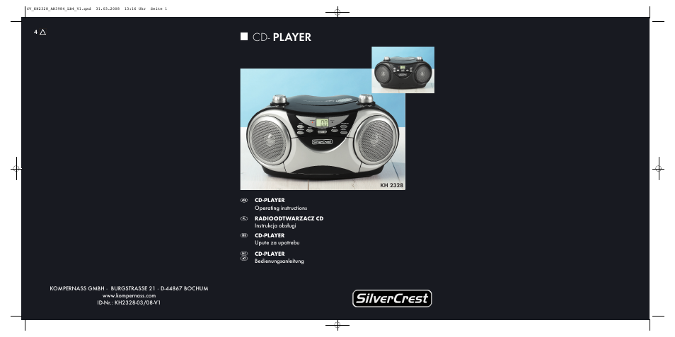Kompernass KH 2328 User Manual | 46 pages