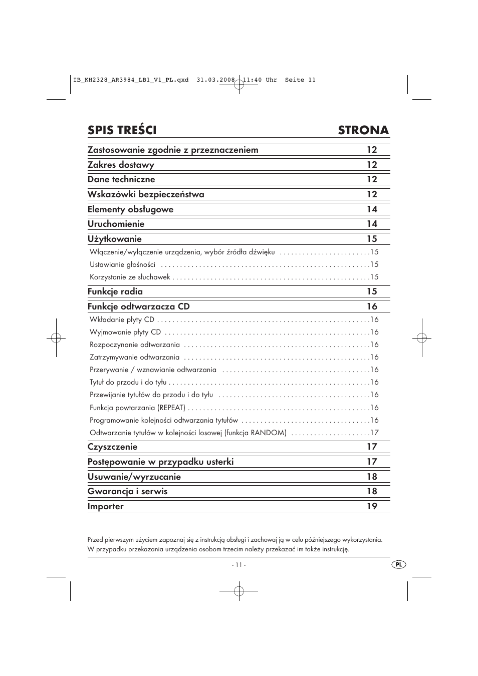 Kompernass KH 2328 User Manual | Page 13 / 46