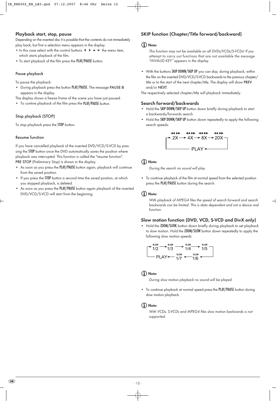 Kompernass KH 6502 User Manual | Page 14 / 46