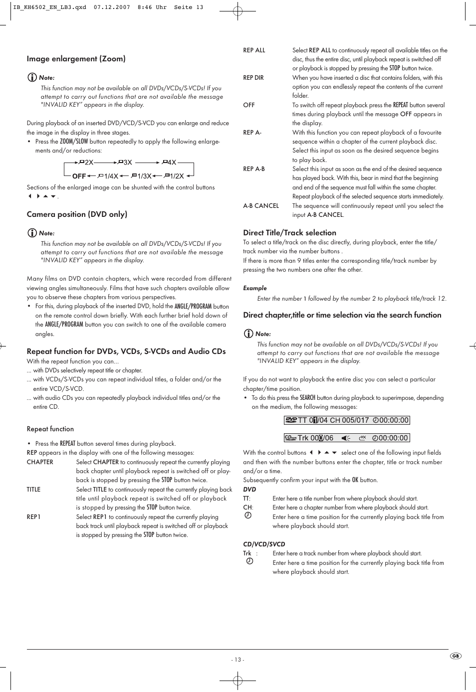 Kompernass KH 6502 User Manual | Page 15 / 46
