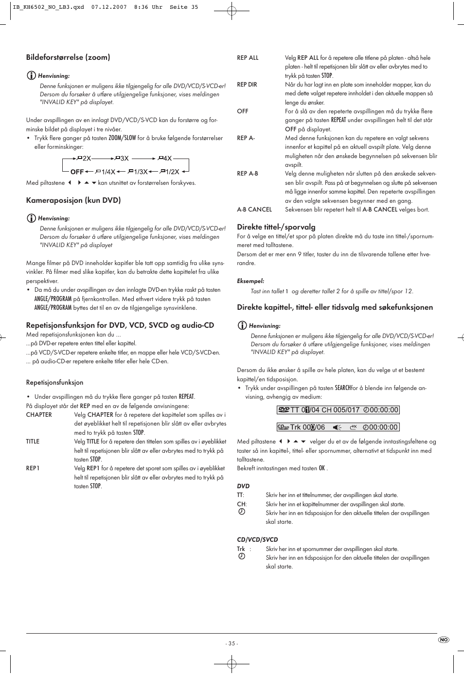 Kompernass KH 6502 User Manual | Page 37 / 46