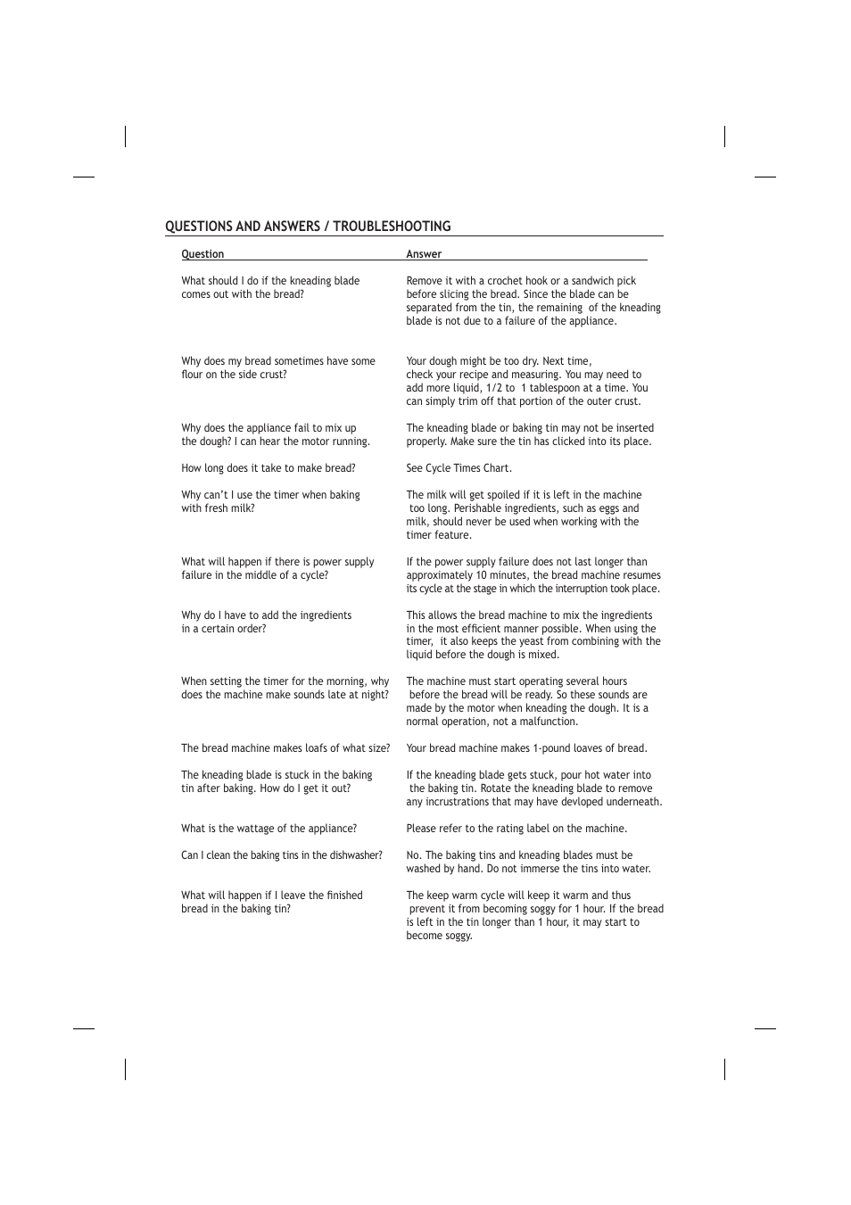 Questions and answers / troubleshooting | Kompernass kh 2230 User Manual | Page 17 / 19