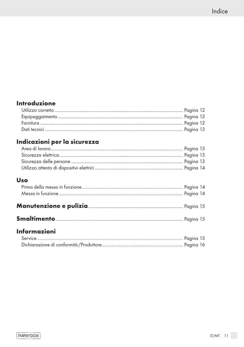 Indice | Kompernass KH 3119 User Manual | Page 9 / 26