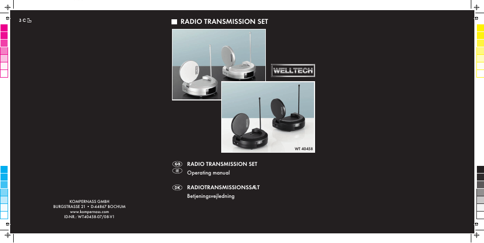 Kompernass WELLTECH WT 40458 User Manual | 26 pages