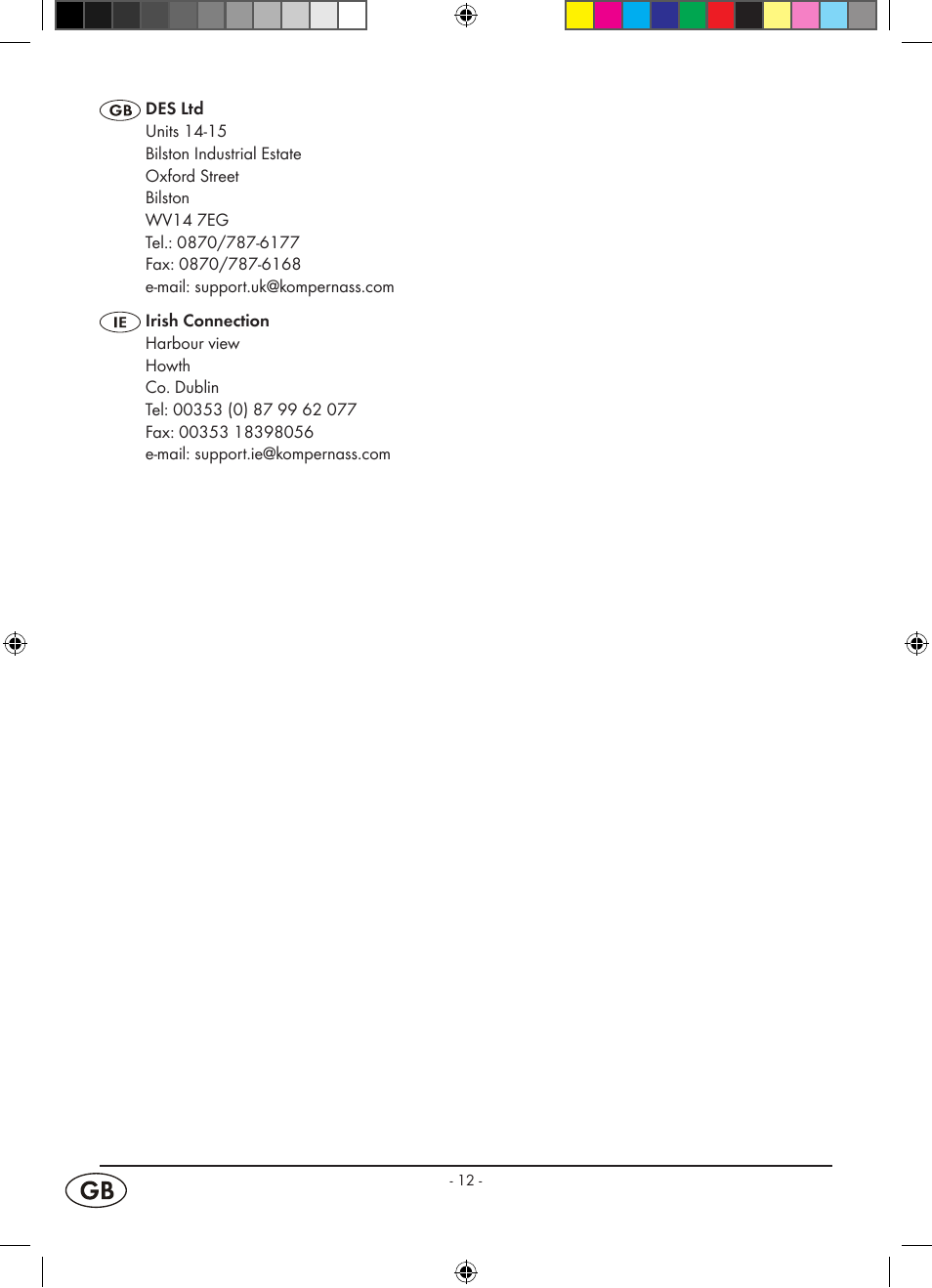 Kompernass WELLTECH WT 40458 User Manual | Page 14 / 26