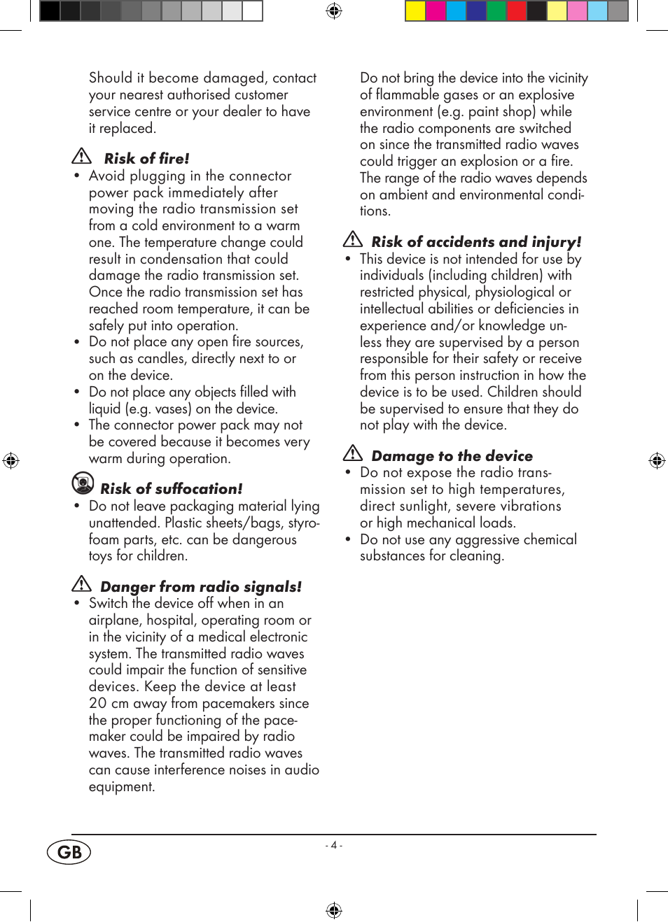 Kompernass WELLTECH WT 40458 User Manual | Page 6 / 26