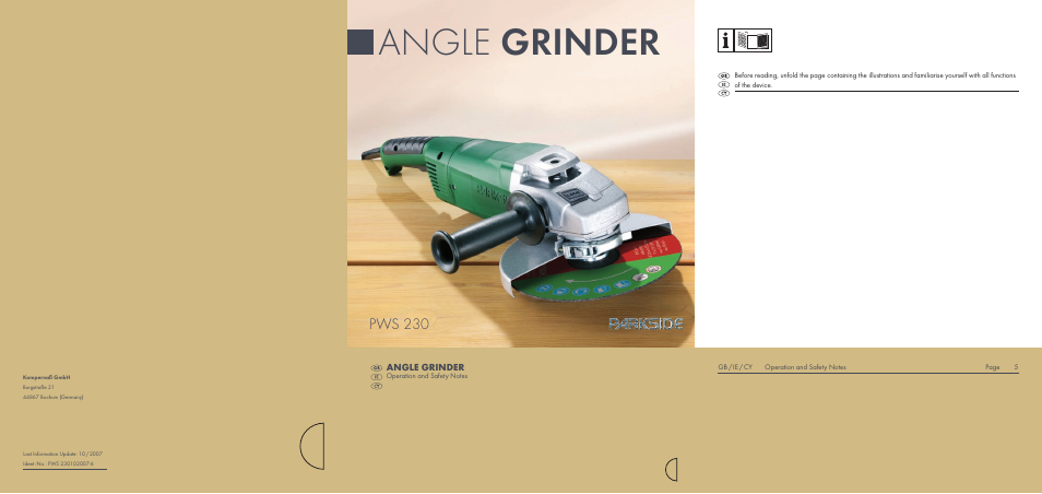 Kompernass PWS 230 User Manual | 14 pages