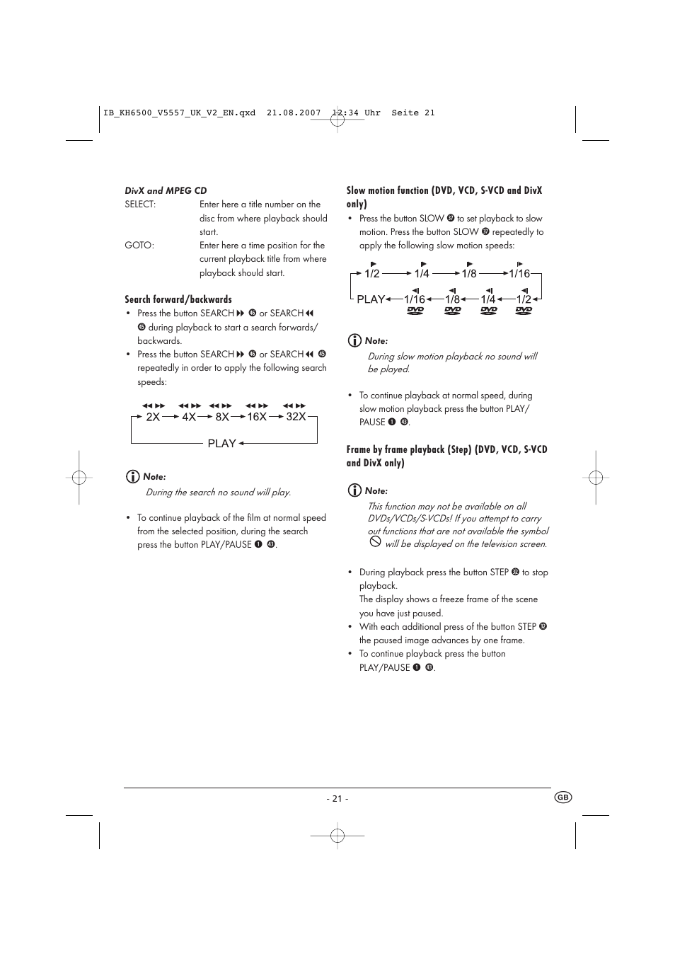 Kompernass KH 6500 User Manual | Page 23 / 39