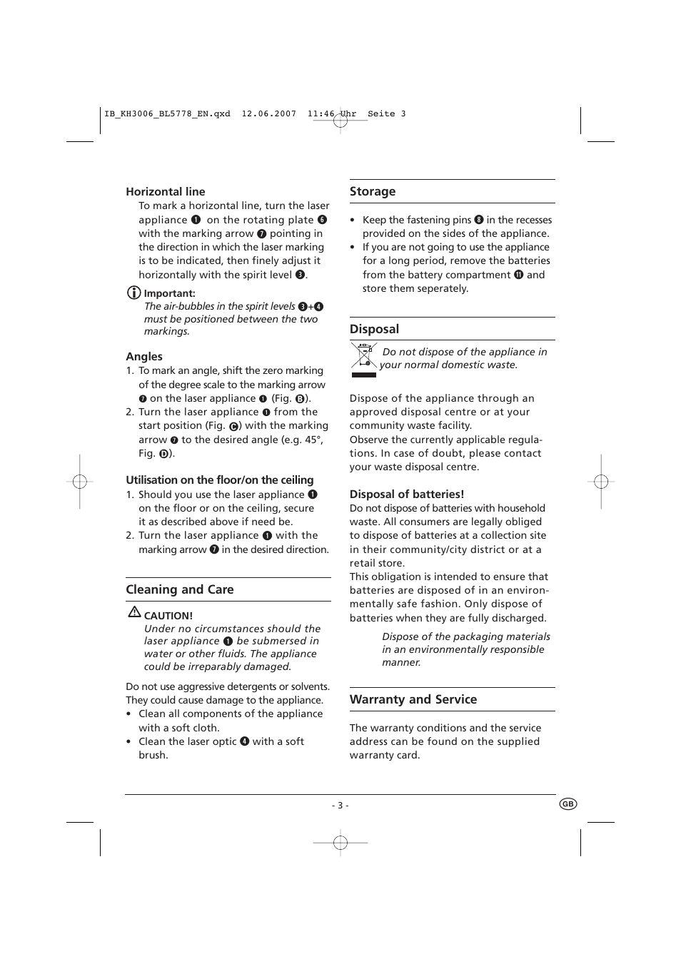 Kompernass KH 3006 User Manual | Page 5 / 6