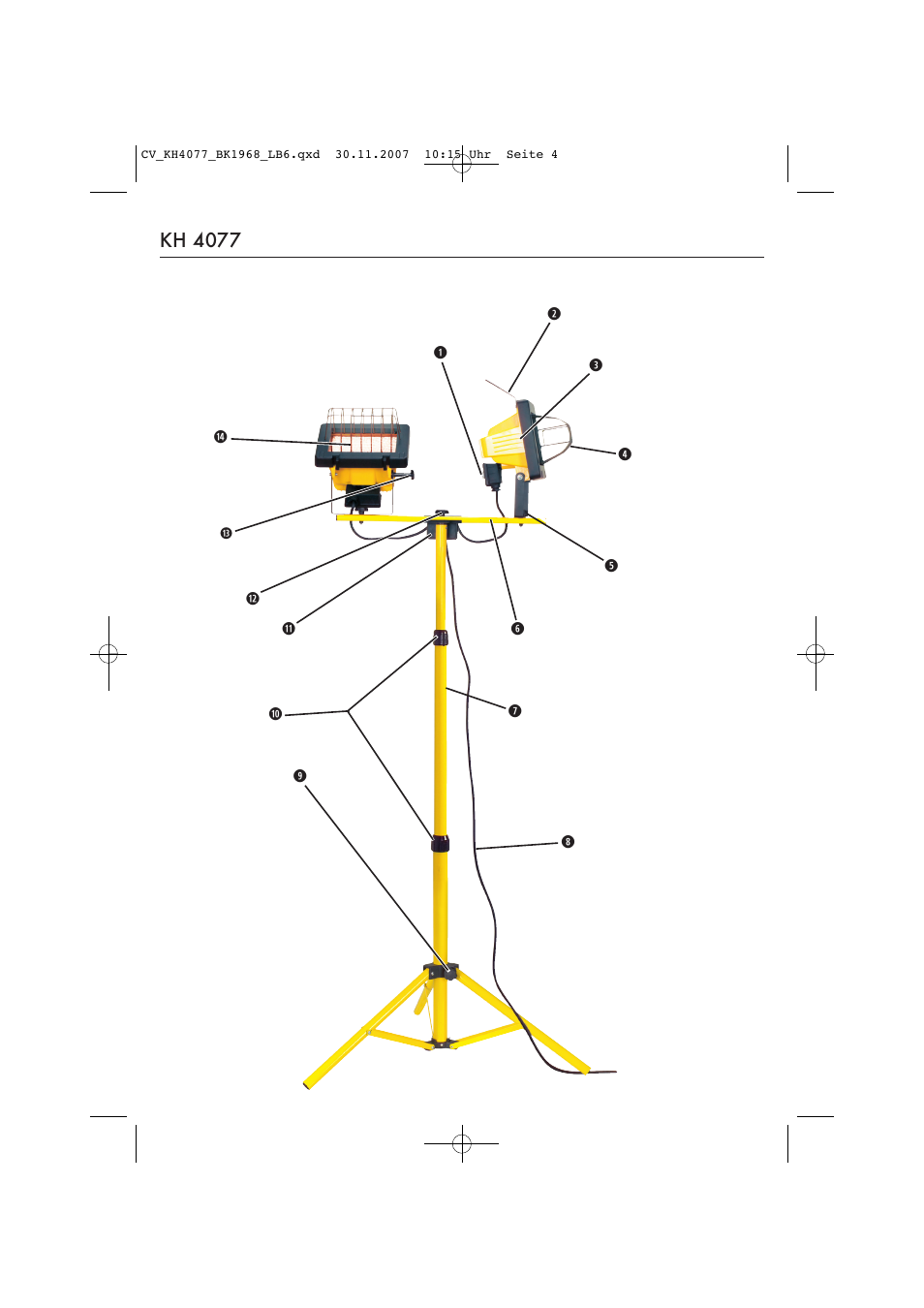 Kh 4077 | Kompernass KH4077-11/07-V1 User Manual | Page 4 / 11