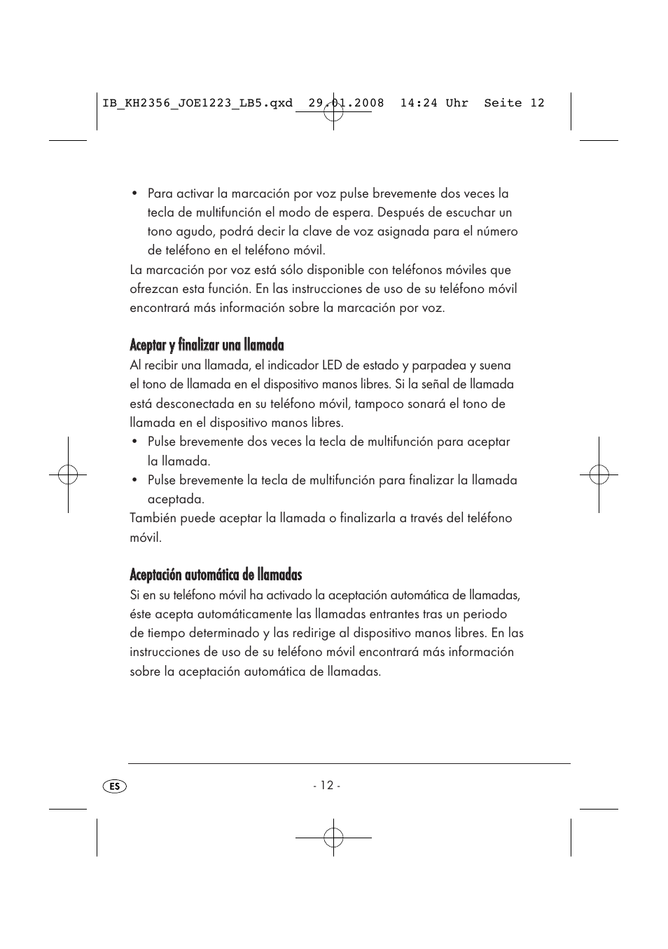 Kompernass KH 2356 User Manual | Page 14 / 68