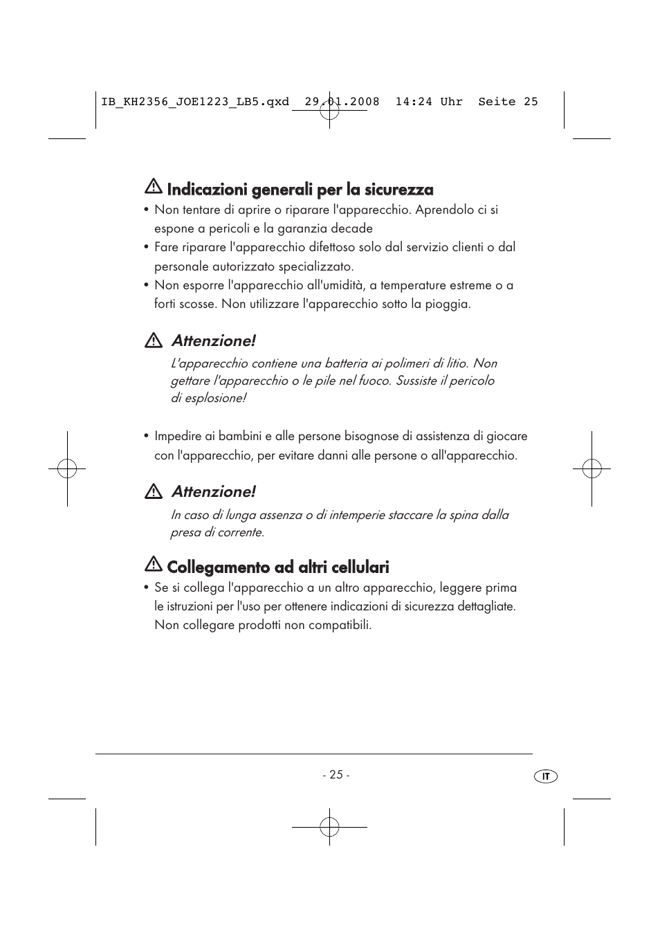 Kompernass KH 2356 User Manual | Page 27 / 68