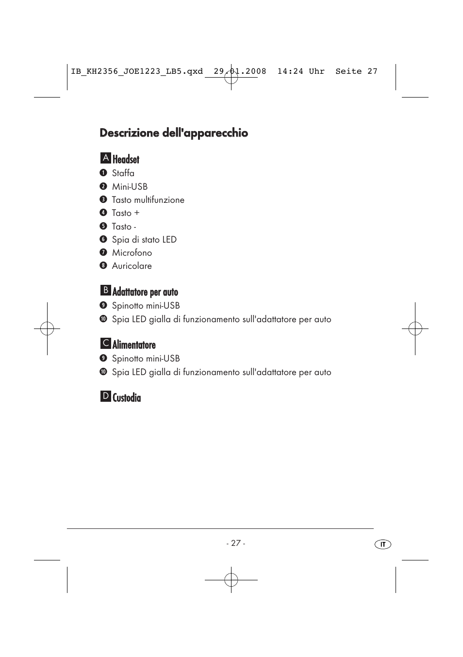 Kompernass KH 2356 User Manual | Page 29 / 68