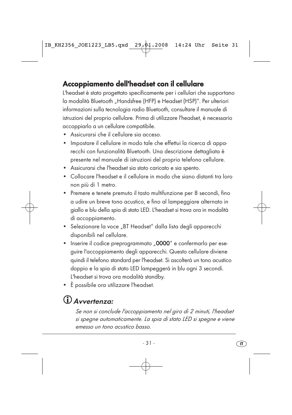 Kompernass KH 2356 User Manual | Page 33 / 68